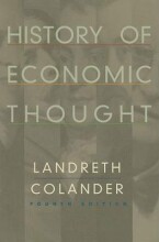 Samenvatting: History Of Economic Thought | 9780618133949 | Harry Landreth, et al Afbeelding van boekomslag