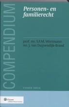 Samenvatting: Compendium Van Het Personen- En Familierecht | 9789013052527 | S F M Wortmann, et al Afbeelding van boekomslag